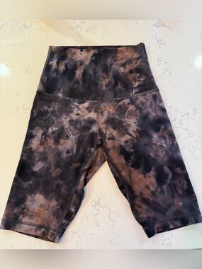 lululemon align shorts 10” diamond dye 4